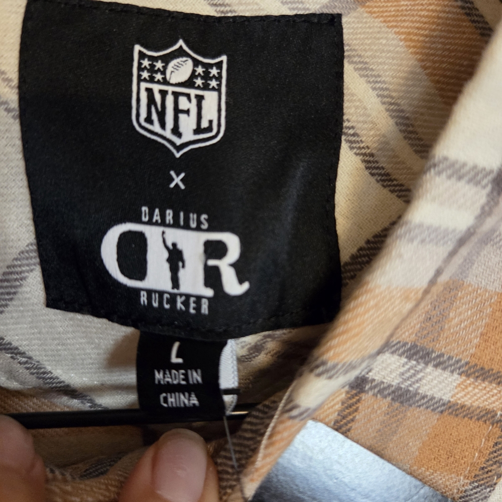 Darius Rucker New Orleans Saints Plaid Fannel Button-Up Shirt - Picture 4 of 5